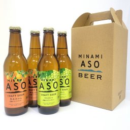みなみ阿蘇ビール クラフトサワー 飲み比べ ギフトセット 2種計4本 詰め合わせ フルーツサワー リキュール 発泡性 サワー チューハイ