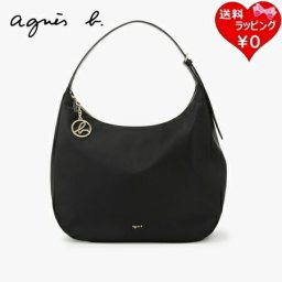 【送料無料】【ラッピング無料】アニエスベー agnes b ショルダーバッグ ナイロン ラージ ブラック ブランド 正規品 新品 ギフト プレゼント 人気 おすすめ 誕生日 記念日 クリスマス abb519862