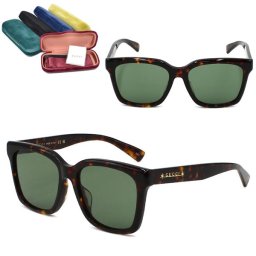 グッチ サングラス GUCCI GG1175SK-004 サングラス EYEWEAR ハバナ グリーン アジアンフィット メンズ レディース ユニセックス