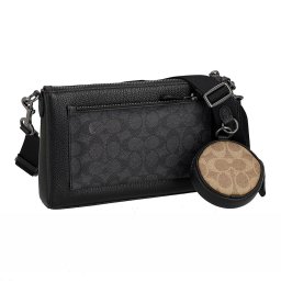 コーチファクトリー COACH FACTORY バッグ ショルダーバッグ 斜め掛けバッグ ホールデン クロスボディ CW372 QBXAJ メンズ ダークグレー+ブラック