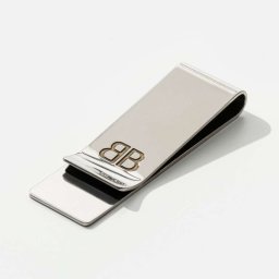 バレンシアガ BALENCIAGA MONACO BILL CLIP モナコ ビル クリップ 792864 2AA7J 911 マネークリップ メンズ 財布 小物 シルバー