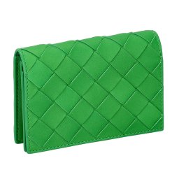 ボッテガヴェネタ BOTTEGA VENETA カードケース 名刺入れ イントレチャート 667141-V3UH2 3722 ユニセックス レディース メンズ グリーン