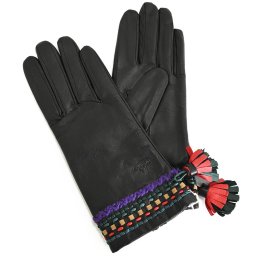 ヴィヴィアンウエストウッド 手袋 黒(ブラック) Vivienne Westwood ACCESSORIES 20231201-10 レディース 婦人 ギフト 定番 彼氏 彼女 プレゼント