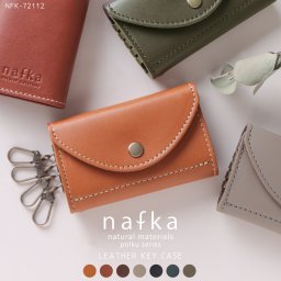 キーケース レディース 女性用 nafka ナフカ ブランド 本革 牛革 アマリロレザー 日本製 メイドインジャパン 4連 スマートキー おしゃれ かわいい ナチュラル シンプル 大人 母の日 mlb クリスマス クリスマスプレゼント
