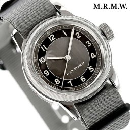 モントルロロイ ミリタリーウォッチ THE TUXEDO DIAL WATCH Gray クォーツ 電池式 腕時計 ブランド メンズ M.R.M.W. txd-gray-06GRYN