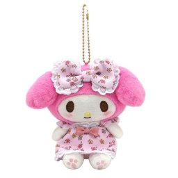 サンリオ　マイメロディ　フラワードレス　マスコットチェーン　　177865-22　ナカジマコーポレーション
