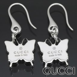 グッチ ピアス GUCCI フックピアス シルバー アクセサリー シルバー925 バタフライ 蝶 レディース 223991-J8400-8106 【ラッピング無料 誕生日 お祝い プレゼント ギフト 贈り物】 送料無料
