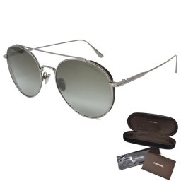 トムフォード サングラス TOM FORD FT0826F-14Q-56 サングラス EYEWEAR FT826 メンズ シルバー ブラウングレーグラデーション