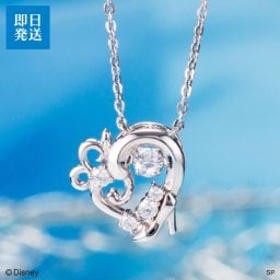 【送料無料】【即日発送】 シンデレラ ダンシングストーンネックレス シルバー925 キュービックジルコニア シルバー ディズニー disney プリンセス 揺れる石 ハート ガラスの靴 ブランド おしゃれ かわいい アクセサリー 10代 20代 30代 40代 50代 レディース 女性 誕生日 記念日 プレゼント ギフト ホワイトデー 母の日 white clover ホワイトクローバー