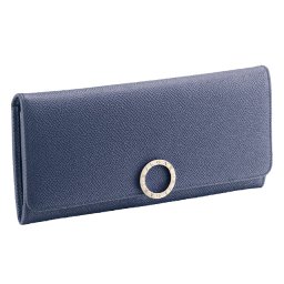 ブルガリ BVLGARI ブルガリ ブルガリ 二つ折り長財布 レディース メンズ インディゴトパーズ ディープブルー 長財布 二つ折り 折りたたみ 本革 レザー ファスナー 新品 財布 ブランド おしゃれ 50代 40代 30代 20代 革 大容量 カードポケット ウォレット ファスナー財布