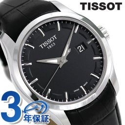 ティソ 腕時計 ブランド メンズ T-クラシック クチュリエ T035.410.16.051.00 ブラック