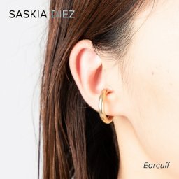 サスキア ディツ SASKIA DIEZ 048.05.03.000.01.11 イヤーカフ レディース アクセサリー ディーツ ボールド BOLD EARCUFF NO3BRASS GOLD PLATED 片耳用 フープ イヤリング ブランド ギフト プレゼント 記念 誕生日【2022SS】 ゴールド