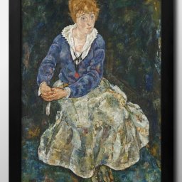エゴン シーレ エーディト シーレ、画家の妻の肖像 A3 サイズ ポスター アート おしゃれ 絵画 インテリア 北欧 イラスト マット紙 艶消し アートパネル 額 フレーム デザイン 壁掛け ギフト 新築祝い ディスプレイ 引越し祝い　新生活　空間デザイン 