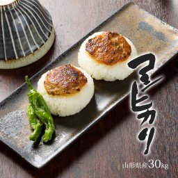 コシヒカリ 30kg (精米後27kg) 山形県産 令和7年産