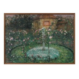 アンリ ル シダネル Le Pavillon A3 サイズ ポスター アート おしゃれ 絵画 インテリア 北欧 イラスト マット紙 艶消し アートパネル 額 フレーム デザイン 壁掛け ギフト 新築祝い ディスプレイ 引越し祝い　新生活　空間デザイン 