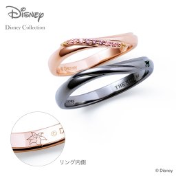 【ラッピング無料】【ディズニーコレクション】 ペアリング ディズニープリンセス ラプンツェル THE KISS 指輪 シルバー メッセージカード付き オリジナルボックス付き DI-SR512CZ-513NG セット シンプル 男性 女性 2個セット アニバーサリー