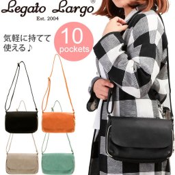 ポケショルダーバッグ レガートラルゴ Legato Largo 通販 レディース おしゃれ かわいい 合成皮革 フェイクレザー レザー調 黒 ブラック ネイビー 紺 キャメル 茶色 マグネットボタン シンプル 無地 かばん 鞄 バッグ バック ななめ掛け 斜め掛け ななめがけ 肩掛け