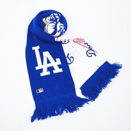 MLB(メジャーリーグ) ドジャース マフラー ブルー アパレル