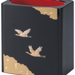 【送料無料】 山中漆器 フリースタンド　光輝 黒（高級 金沢箔 工芸品 お歳暮 外国人 お土産 日本製 ギフト 海外発送可 プレゼント お土産 御礼 お祝 記念 誕生日  お中元）なごみや本舗