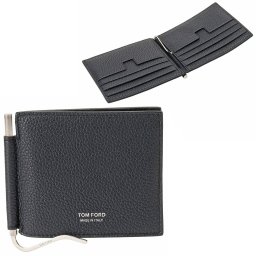 トムフォード TOM FORD 財布 カードケース マネークリップ Y0231 LCL158S 1L034 bwtd00023m 小銭入れ無し T LINE MONEY CLIP WALLET MIDNIGHT BLUE ダークネイビー系