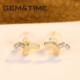ピアス 両耳用 キュービックジルコニア 14K ホワイト グリーン イエローゴールド スタッド モチーフ ハート 14金 シリコン14K筒型キャッチ 可愛い e14131