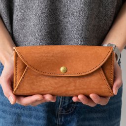 長財布 財布 レディース 大人可愛い 本革 レザー 薄い 薄型 本革メールウォレット長財布 小銭入れあり