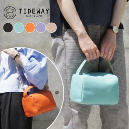 RINO CUBE 2WAY BAG TIDEWAY タイドウェイ バッグ ショルダー ショルダーバッグ ハンドバッグ 2WAY 肩掛け 手提げ 革製 本革 おしゃれ  レディース 女性 旅行 レジャー お出かけ 普段使い 日常使い タウンユース ギフト