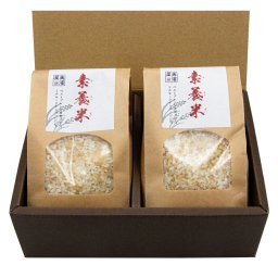 美濱屋 山形県米沢産 素養米 玄米ブレンド ギフト 2袋入 米 ミルキークイーン お米 2合 国産 白米 精米 玄米【離島 配送不可】