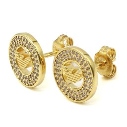 エンポリオアルマーニ EMPORIO ARMANI ピアス アクセサリー スタッドピアス スターリングシルバー EG3629710 レディース ゴールド 海外正規品