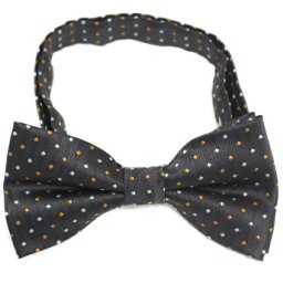 蝶ネクタイ メンズ 結婚式 新郎 ワンタッチ ダークブラウン ドット柄 ボウタイ スーツアクセサリー専門店 父の日 ギフトにも 男性 誕生日 プレゼント プチギフト お洒落 おしゃれ カフスマニア