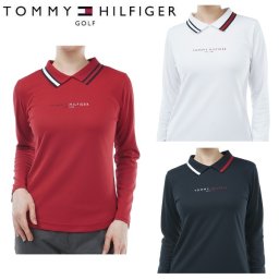 トミーヒルフィガー ゴルフ レディース バックファスナー LSシャツ TOMMY HILFIGER GOLF THLA351 お誕生日祝い お祝い 記念品 30代 40代 50代 60代 母の日 お母さん 還暦祝い 敬老の日 彼女 人気プレゼント プレゼント