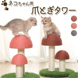 猫 爪とぎ ポール 通販 キャットタワー つめとぎ 爪研ぎ 爪とぎポール 爪研ぎポール 麻縄 サイザル麻 きのこ キノコ ねこ ネコ キャット おもちゃ インテリア 猫用爪とぎ 爪とぎ用品 猫用品 爪ケア用品 お手入れ用品 ペットグッズ ペット用品