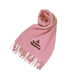 ヴィヴィアンウエストウッド VIVIENNE WESTWOOD マフラー ストール 24-W00Q7-G401 レディース メンズ ピンク ウール