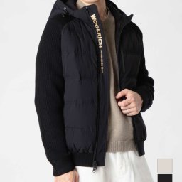 ウールリッチ WOOLRICH MATT STRETCH HYBRID マットストレッチ ハイブリッド WOOU2090 MRUT3107 ダウンジャケット フード 切り替え リブ メンズ アウター