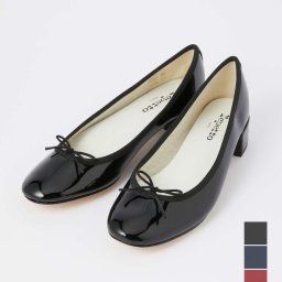 レペット repetto V511V パンプス CAMILLE BALLERINE レディース シューズ 【NEW SIZE】 カミーユ バレリーナ バレエシューズ パテントレザー エナメル ラウンドトゥ プレゼント リボン 3.0cm ヒール 靴 全３色