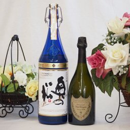 最高峰スパークリング日仏2本セット(フランスドンペリニヨン750ml 福島県奥の松 純米大吟醸プレミアムスパークリング1600ml）
