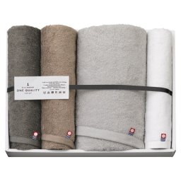 【ギフト対応無料】今治 ONE QUALITY タオルセット (Q-88600) ※送料無料(北海道・沖縄は除く)