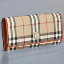 バーバリー 長財布 レディース ブランド BURBERRY チェック 8094421 ベージュ