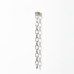 ピアス レディース メンズ シルバー チェーン スモールサイズ 大人可愛い カジュアル モード ペアアクセ LINK CHAIN SMALL PIERCED EARRING SINGLE tsui ツイ