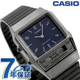 AQ-800EB-2A カシオ クラシック チプカシ ユニセックス メンズ レディース 腕時計 ブランド カシオ casio アナデジ ネイビー ガンメタ