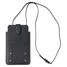 メゾン マルジェラ Maison Margiela モバイルポーチ S56UI0226 P4455 T8013 フォーステッチ フォンポーチ 斜めがけバッグ ショルダーバッグ BLACK ブラック