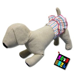 犬服 マナーパンツ マルチカラーライン（中型犬 大型犬用）サニタリーパンツ  柴犬 ゴールデンレトリバー ラブラドールレトリバー