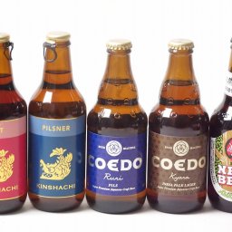 地域が生んだクラフトビール5本セット(金しゃちビールピルスナーalc5％(愛知県) 金しゃちビール金鯱アルトalc5％(愛知県) コエド ルリalc5.5％(埼玉県) コエド キャラalc5％(埼玉県) 常陸野 アンバーエールalc6％(茨城県)) 33