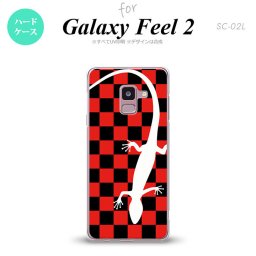 Galaxy Feel 2 ギャラクシー フィール 2 SC-02L スマホケース カバー ハードケース トカゲ 赤 nk-sc02l-864[スマホ,スマホケース,スマホカバー,ケース,カバー,ジャケット]