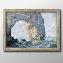 クロード モネ ラ マンヌポルト A3 サイズ ポスター アート おしゃれ 絵画 インテリア 北欧 イラスト マット紙 艶消し アートパネル 額 フレーム デザイン 壁掛け ギフト 新築祝い ディスプレイ 引越し祝い　新生活　空間デザイン 