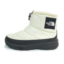 ノースフェイス THE NORTH FACE ブーツ ヌプシ ブーティ ウォータープルーフ ロゴ ショート NF52280 GS ガーデニアホワイト×TNFブラック