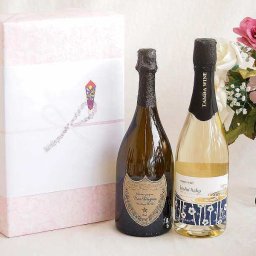 正規ドンペリニヨン白ギフトボックス2本セット シャンパンドンペリニヨン白(フランス)750ml梅スパークリングワイン京都青谷産スパークリング梅ワイン(京都府)750ml