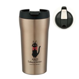 ステンレス マグ ボトル 360ml 保温 保冷 コーヒーマグ 水筒 コーヒータンブラー 蓋付き スケーター SMV4【ステンレスマグ ステンレスマグカップ ステンレスボトル マグカップ魔女の宅急便 ジジ スタジオジブリ 女性 レディース】