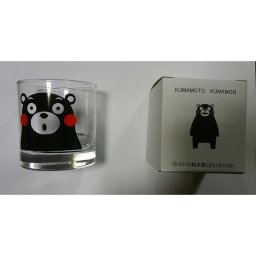 くまモンのグラス 箱入り フェイス 225ｍｌ 日本製 2010熊本県 ロックグラス ポイント消化