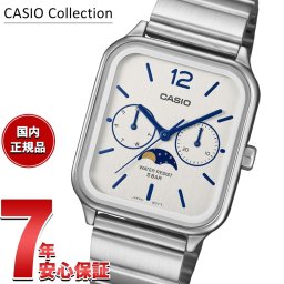 カシオ コレクション CASIO Collection アナログ 腕時計 MTP-M305D-7AJF ホワイト ムーンフェイズ【2025 新作】